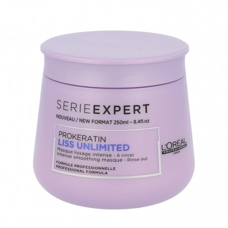 L´Oréal Professionnel Série Expert, Liss Unlimited, plaukų kaukė moterims, 250ml