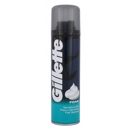 Gillette Shave Foam, Sensitive, skutimosi putos vyrams, 200ml