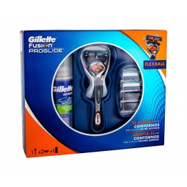 Gillette Flexball, Fusion Proglide, rinkinys skutimosi peiliukai vyrams, (skutimosi peiliukai 1