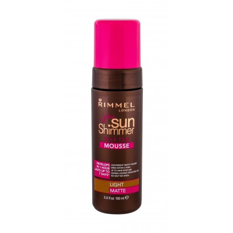 Rimmel London Sun Shimmer, Self Tan, savaiminio įdegio produktas moterims, 150ml, (Light)