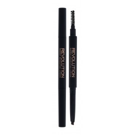 Makeup Revolution London Duo Brow Definer, antakių kontūrų pieštukas moterims, 0,15g, (Light