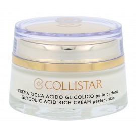 Collistar Pure Actives, Glycolic Acid Rich Cream, dieninis kremas moterims, 50ml