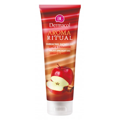 Dermacol Aroma Ritual, Apple & Cinnamon, dušo želė moterims, 250ml