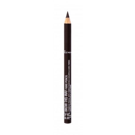 Rimmel London Brow This Way, Fibre Pencil, antakių kontūrų pieštukas moterims, 1,08g, (003 Dark)