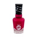 Sally Hansen Miracle Gel, STEP1, nagų lakas moterims, 14,7ml, (444 Off With Her Red!)