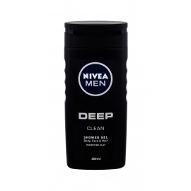 Nivea Men Deep, Clean, dušo želė vyrams, 250ml