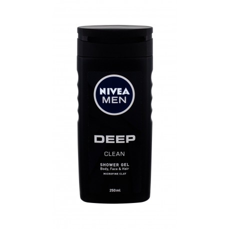 Nivea Men Deep, Clean, dušo želė vyrams, 250ml