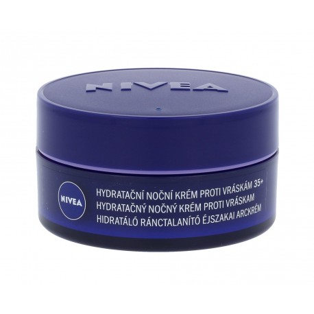 Nivea Anti Wrinkle, + Moisture, naktinis kremas moterims, 50ml