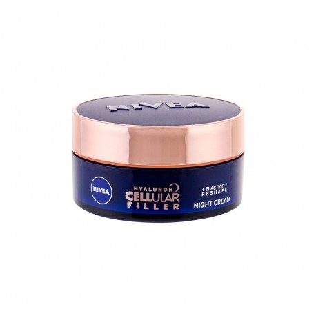 Nivea Hyaluron CELLular Filler, Reshape, naktinis kremas moterims, 50ml