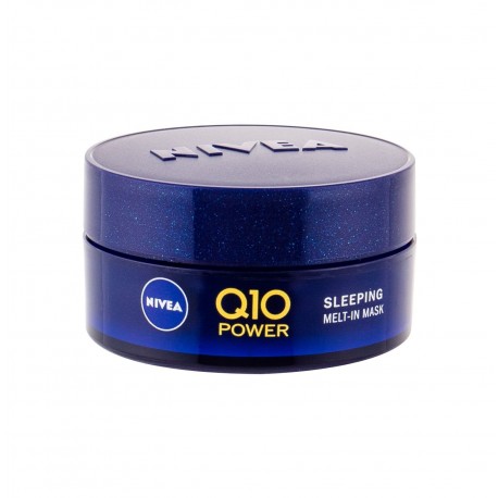 Nivea Q10 Power, Sleeping Melt-In Mask, veido kaukė moterims, 50ml