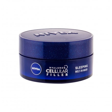 Nivea Hyaluron CELLular Filler, Sleeping Melt-In Mask, veido kaukė moterims, 50ml