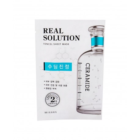 Missha Real Solution, Ceramide, veido kaukė moterims, 21g