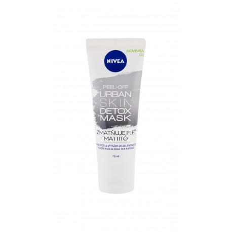 Nivea Urban Skin Detox, Peel-Off Mask, veido kaukė moterims, 75ml