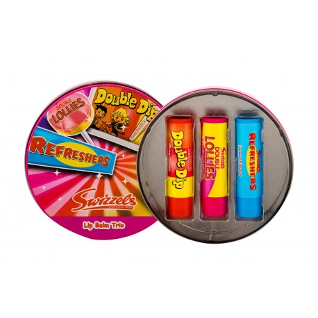 Swizzels Lip Balm Trio, rinkinys lūpų balzamas vaikams, (lūpų balzamas Trio)