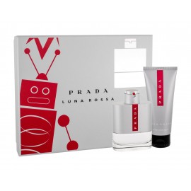 Prada Luna Rossa, rinkinys tualetinis vanduo vyrams, (EDT 100 ml + losjonas po skutimosi 100 ml)