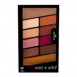 Wet n Wild Color Icon, 10 Pan, akių šešėliai moterims, 8,5g, (Rosé In The Air)