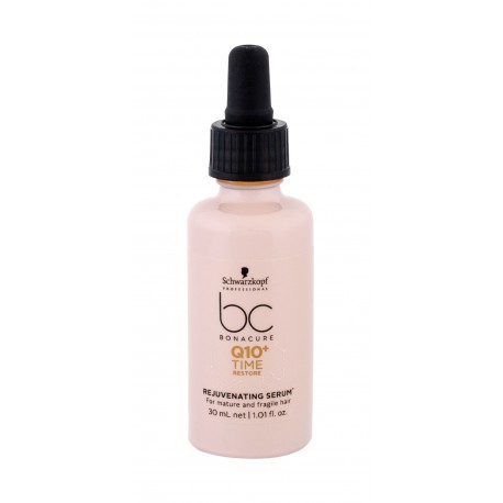 Schwarzkopf BC Bonacure Q10+ Time Restore, plaukų serumas moterims, 30ml