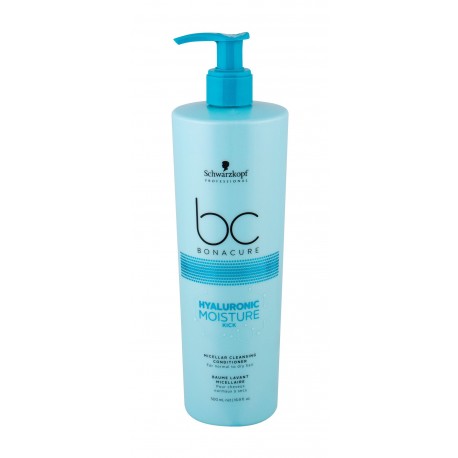 Schwarzkopf BC Bonacure, Hyaluronic Moisture Kick Micellar, kondicionierius moterims, 500ml