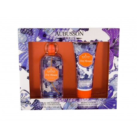 Aubusson First Moment, rinkinys kvapusis vanduo moterims, (EDP 100 ml + kūno losjonas 100 ml)