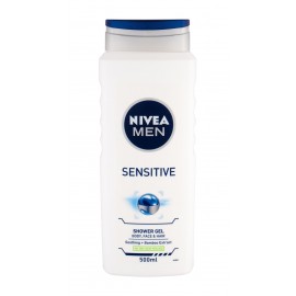 Nivea Men Sensitive, dušo želė vyrams, 500ml