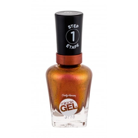 Sally Hansen Miracle Gel, STEP1, nagų lakas moterims, 14,7ml, (052 Sundown Socialite)