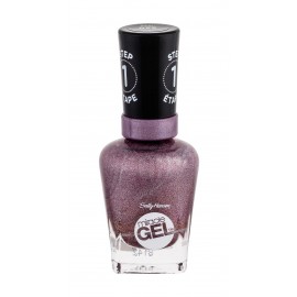 Sally Hansen Miracle Gel, STEP1, nagų lakas moterims, 14,7ml, (055 Metro Midnight)