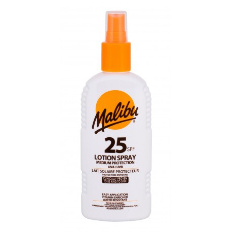 Malibu Lotion Spray, Sun kūno losjonas moterims ir vyrams, 200ml