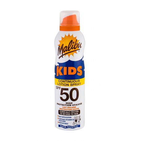 Malibu Kids, Continuous Lotion Spray, Sun kūno losjonas vaikams, 175ml