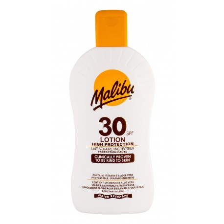 Malibu Lotion, SPF30, Sun kūno losjonas moterims ir vyrams, 400ml