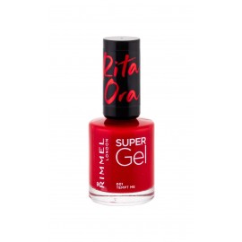 Rimmel London Super Gel By Rita Ora, STEP1, nagų lakas moterims, 12ml, (001 Tempt Me)