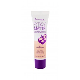 Rimmel London Stay Matte, Liquid Mousse Foundation, makiažo pagrindas moterims, 30ml, (091 Light