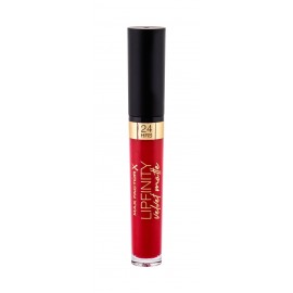 Max Factor Lipfinity, Velvet Matte 24HRS, lūpdažis moterims, 3,5ml, (025 Red Luxury)