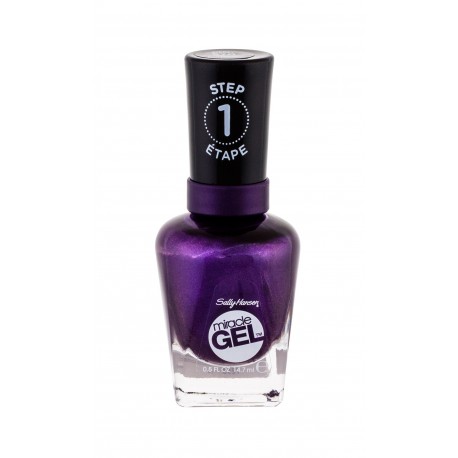 Sally Hansen Miracle Gel, STEP1, nagų lakas moterims, 14,7ml, (570 Purplexed)