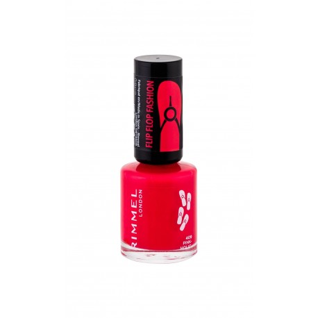 Rimmel London 60 Seconds, Flip Flop, nagų lakas moterims, 8ml, (409 Pink-Holic)