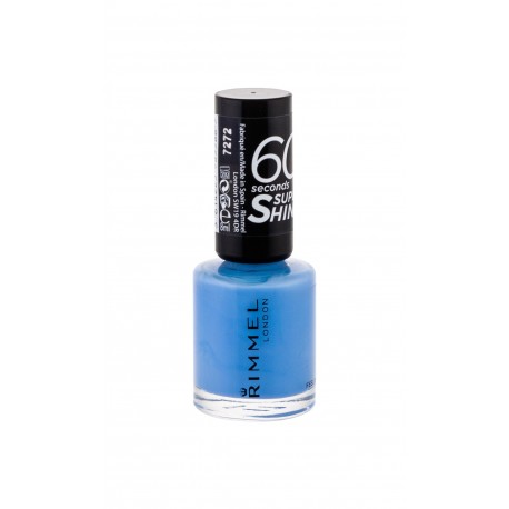 Rimmel London 60 Seconds, Super Shine, nagų lakas moterims, 8ml, (862 Feelin´Fly)