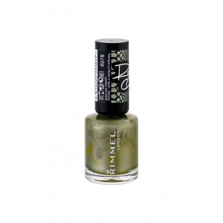 Rimmel London 60 Seconds, By Rita Ora, nagų lakas moterims, 8ml, (813 Chrome-Tastic)