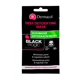 Dermacol Black Magic, veido kaukė moterims, 1pc