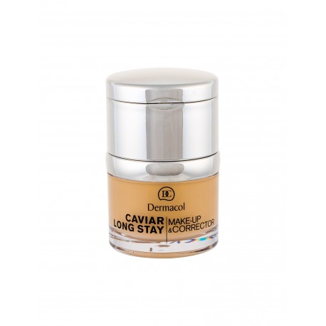 Dermacol Caviar Long Stay, Make-Up & Corrector, makiažo pagrindas moterims, 30ml, (1,5 Sand)