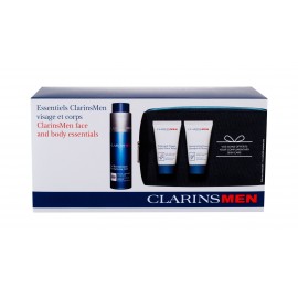 Clarins Revitalizing Gel, Men, rinkinys veido želė vyrams, (Hydrating želė 50 ml + Active Face