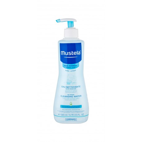 Mustela Bébé PhysiObébé, Cleansing Water, kūno dulksna vaikams, 500ml