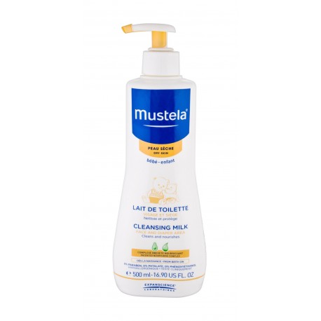 Mustela Bébé, Cleansing Milk, kūno pienelis dušui vaikams, 500ml