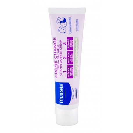 Mustela Bébé, Vitamin Barrier Cream, kūno kremas vaikams, 100ml