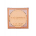 Makeup Revolution London Bake & Blot, kompaktinė pudra moterims, 5,5g, (Banana)