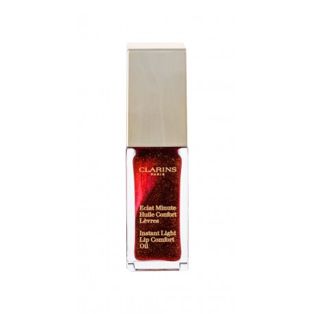 Clarins Instant Light, Lip Comfort Oil, lūpdažis moterims, 7ml, (09 Red Berry Glam)