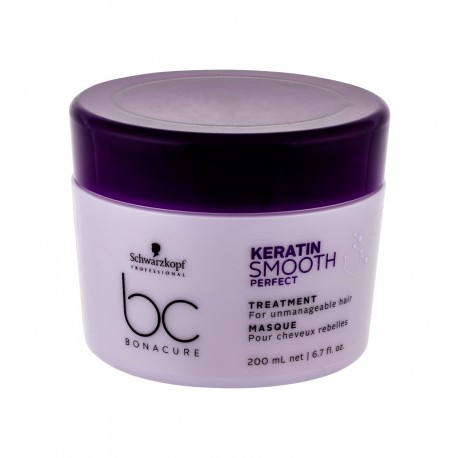 Schwarzkopf BC Bonacure Keratin Smooth Perfect, plaukų kaukė moterims, 200ml