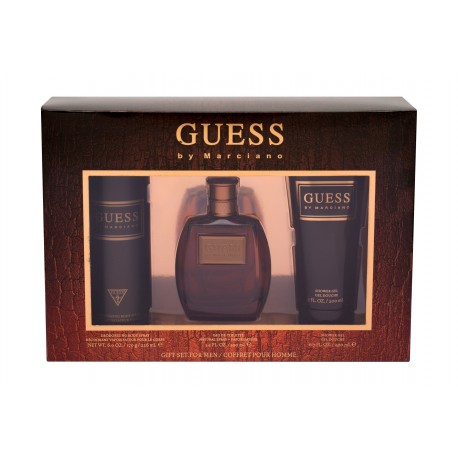 GUESS Guess by Marciano, rinkinys tualetinis vanduo vyrams, (EDT 100 ml + dušo želė 200 ml +