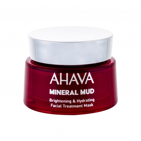 AHAVA Mineral Mud, Brightening & Hydrating, veido kaukė moterims, 50ml