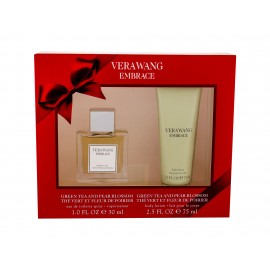 Vera Wang Grean Tea and Pear Blossom, Embrace, rinkinys tualetinis vanduo moterims, (EDT 30 ml +