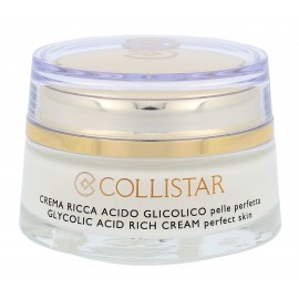 Collistar Pure Actives, Glycolic Acid Rich Cream, dieninis kremas moterims, 50ml, (Testeris)