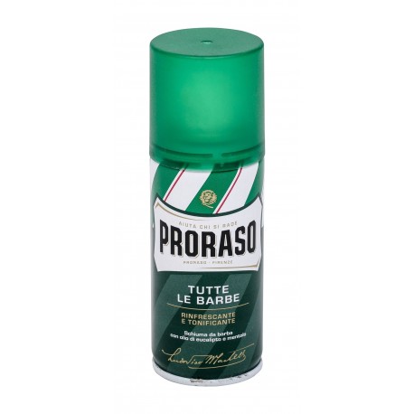 PRORASO Green, Shaving Foam, skutimosi putos vyrams, 100ml